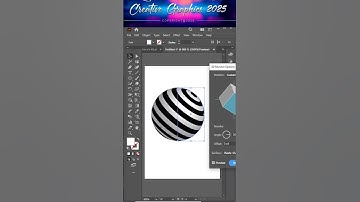How to Create a 3D Globe in Illustrator | Quick Tutorial #illustrator #shorts #illustratorshorts #3d