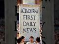 Social Media 2000 years ago 📱 Acta Diurna #shorts #history #news