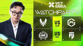 🔴VIT vs. GX; M8 vs. FUT - VCT 2026: EMEA STAGE 1 | XEM GIÒ SUPERTEAM! #vctwatchparty