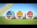 [OSHACRA] part57 How to build modern house like an egg!/おしゃクラ！ part57 たまご型モダンハウス（Minecraft）