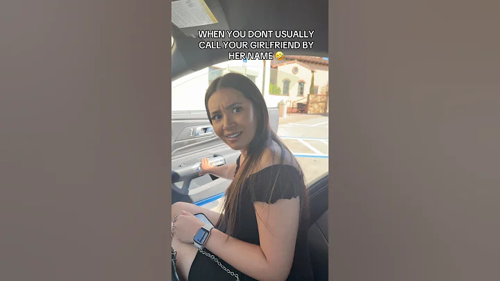 CALLING MY GIRLFRIEND BY HER NAME #shorts