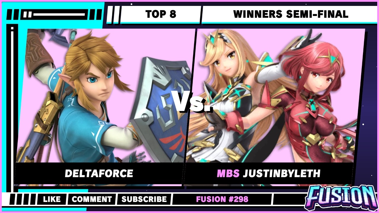 Fusion #298 - Top 8 - Winners Semis - Deltaforce (Link) VS
