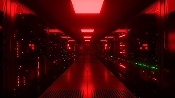 4K Server Room Red