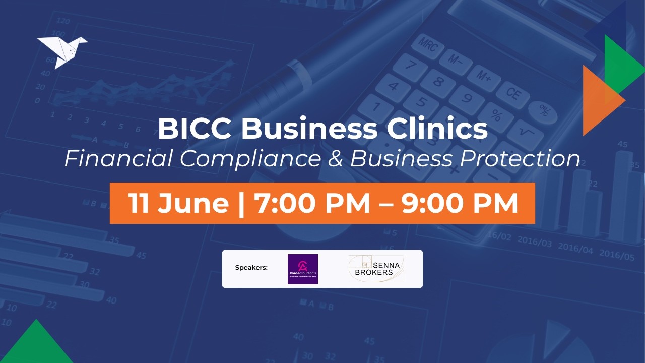 BICC Business Clinics | Second Session | Thursday, 11 June | 7 PM–9 PM (Ireland)
