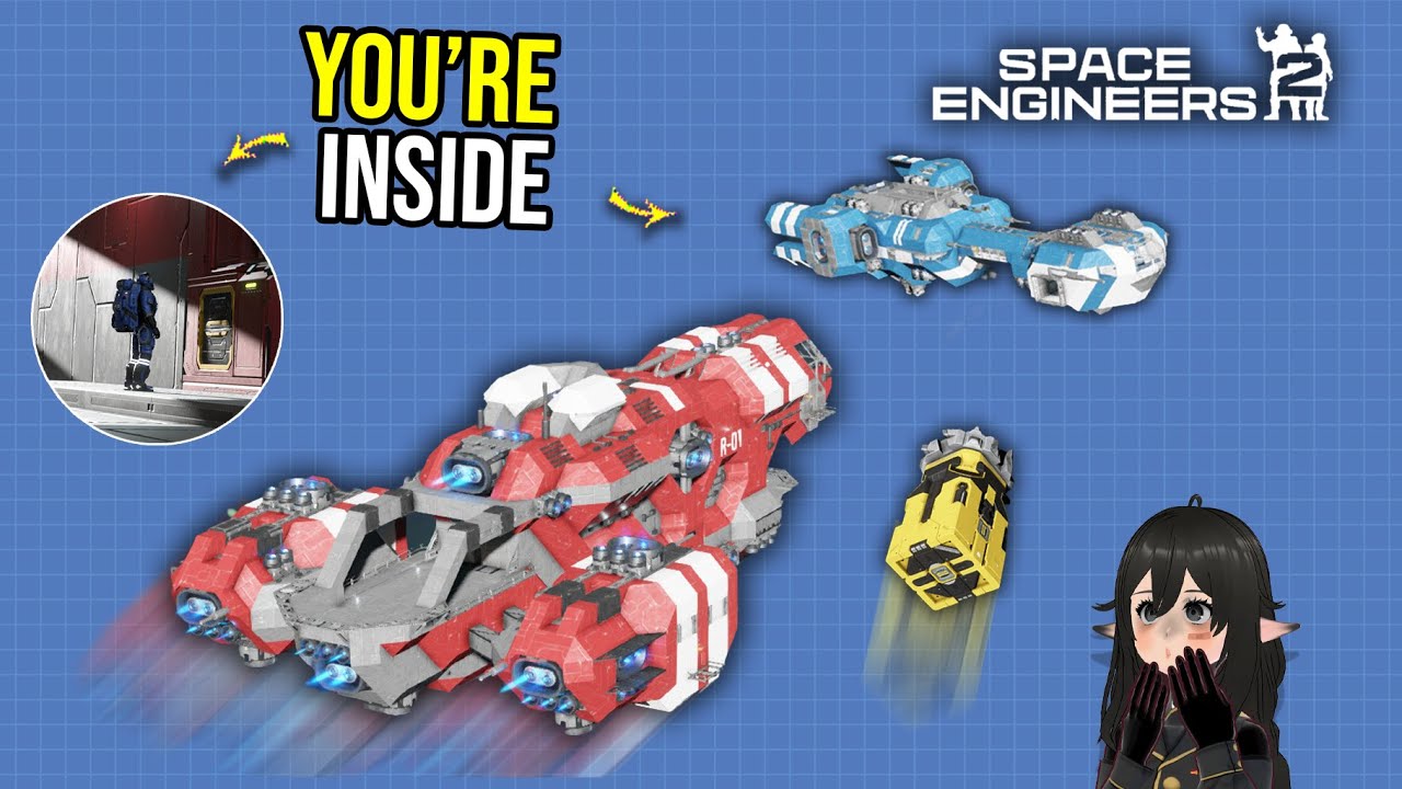 Ship Destruction Viewed From Inside the Interior, Space Engineers 2 ...
