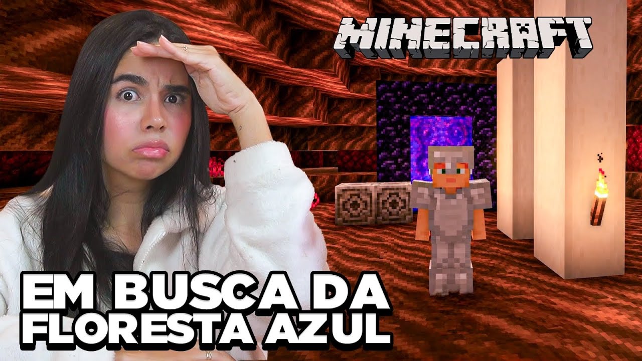 EM BUSCA DA TERRA AZUL NO NETHER MINECRAFT