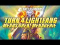 Turn 4 Lightfang Means Great Menagerie | Dogdog Hearthstone Battlegrounds