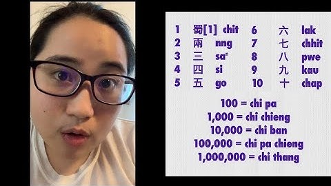 GOAL for 2021 Ep.3: Practice PH Hokkien Numbers