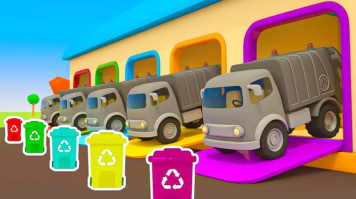 Collect trash with the colorful garbage trucks in the city. New mission for Helper cars!