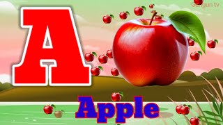A for apple | abcd | phonics song | a for apple b for ball c for cat | abcd song| abc 287