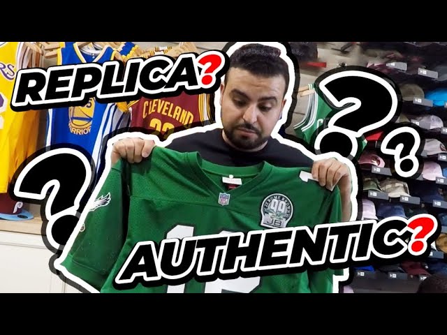 Mitchell and Ness Replica NFL Jersey vs Authentic NFL Jersey Comparison  jersey review video 