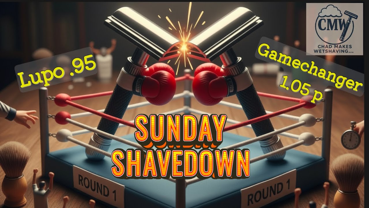 Воскресная бритьё: Razorock Lupo.95 против Gamechanger 1.05 p