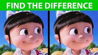 BET YOU CAN'T FIND THE DIFFERENCE! | 100% FAIL | Despicable Me 3 movie puzzle