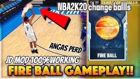 NBA2K20 JD MOD CHANGE BALL TUTORIAL 100%WORKING ALL DEVICES #nba2k20 #nba2k20