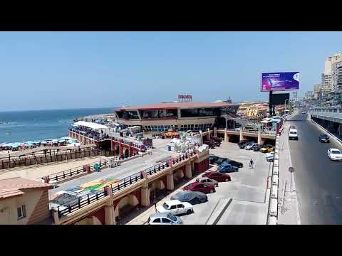 كوبرى سيدى جابر الجديد المنطقه الترفيهيه