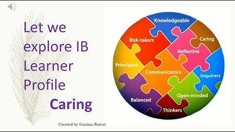 IB learner profile - CARING