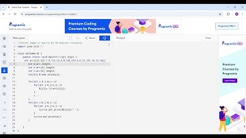 Rotate image or matrix by 90 degrees clockwise