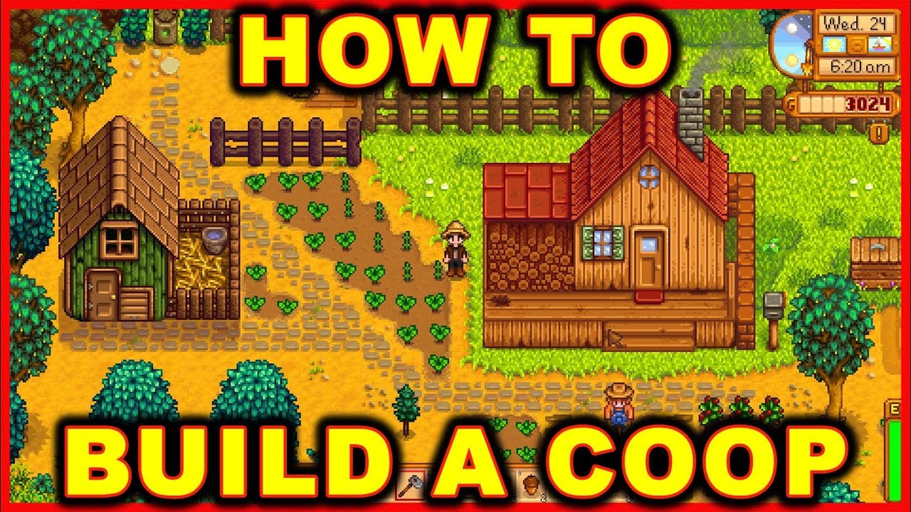 Building a coop stardew valley