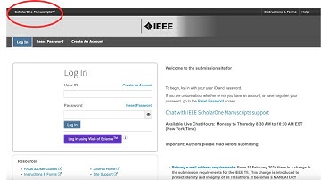 Submitting Your Manuscript with IEEE ScholarOne (English Captions)