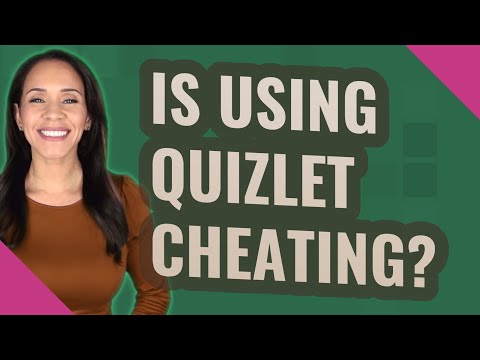 Vídeo: Está usando quizlet trapaceando?