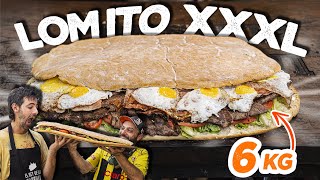 Sandwich de Lomito (Chivito) más Grande del Mundo | Locos X el Asado