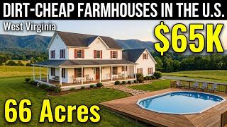 5 DIRT CHEAP MOVE-IN READY Farmhouses in West Virginia — Hidden Real Estate Gems with Acreage