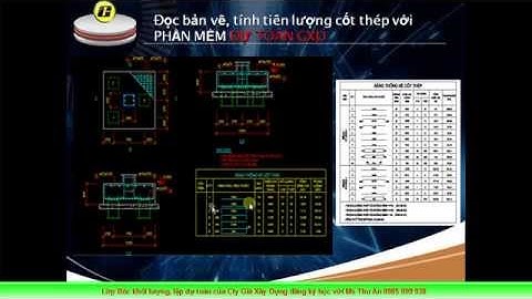 Thống kê, tính tiên lượng cốt thép trong kết cấu bê tông cốt thép với Dự toán GXD - bài 1
