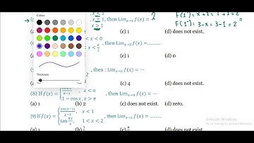 Mr.Eslam Sayed Sec.2 H.W. " Existence of limit at a point" Calculus