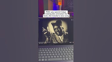 POV: you spend 3 days making this animation for Tyler, the Creator’s new song #chromakopia