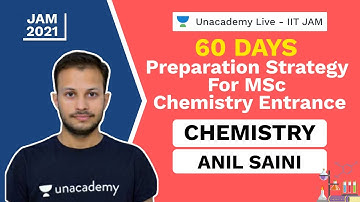 60 Days Preparation Strategy for MSc Chemistry Entrance | Anil | JAM 2021 | Unacademy Live