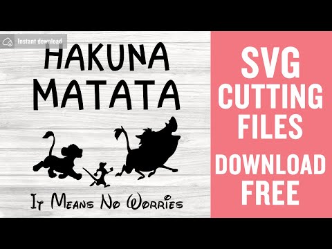 It Means No Worries SVG Free Cutting Files for Cricut Silhouette Free Download