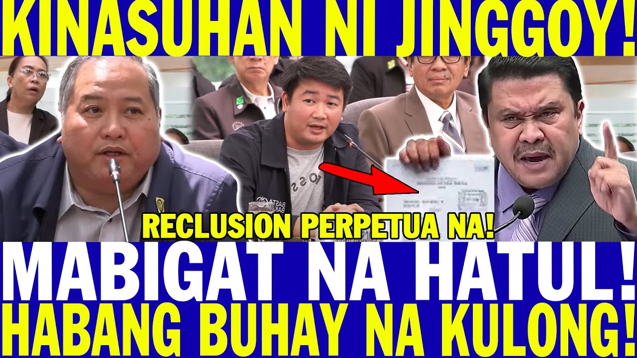 MABIGAT NA HATUL! RECLUSION PERPETUA NA! KINASUHAN NI JINGGOY! HABANG BUHAY NA KULONG!