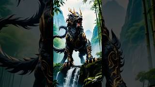&quot;The Legend of the Tenmor: A Mythical Creature Half Dragon, Half Black Panther ...🔥🐅🐉