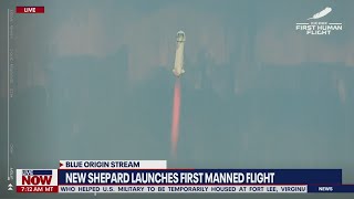 Full Bezos launch: Blue Origin's New Shepard completes historic space flight | LiveNOW from FOX