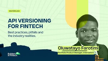 API Versioning for Fintech: Best Practices, Pitfalls and the Industry Realities | Oluwatayo Farotimi