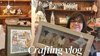 Another framed finish, WIPs and new cast ons. Ep61 @whatmandymadenext8120