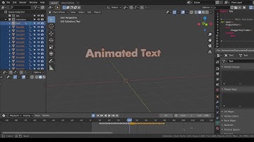 Making Text animation in Blender bearable