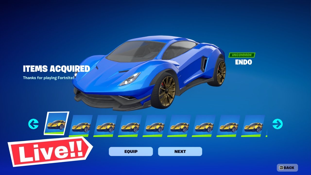 🔴 NEW ENDO CAR FORTNITE ITEM SHOP LIVE Today! (Fortnite Chapter 5