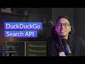 Scrape DuckDuckGo search result using Python