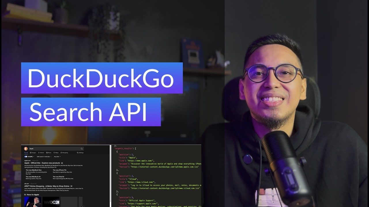 Scrape DuckDuckGo search result using Python - YouTube