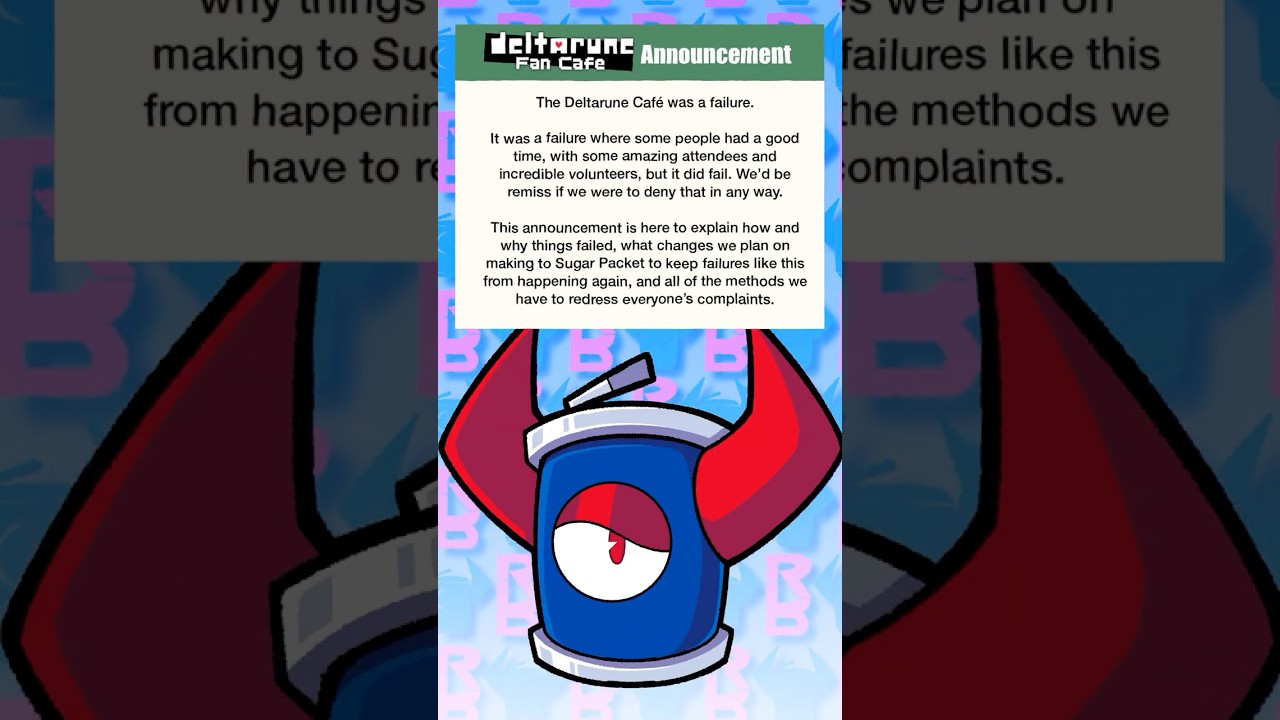 WHAT HAPPENED At The DELTARUNE Fan Cafe!?