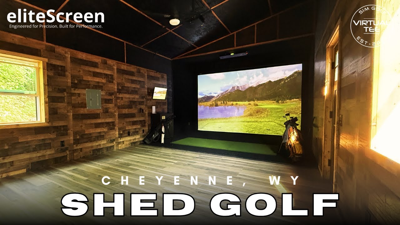 Tuff Shed Golf Simulator - Cheyenne, WY - YouTube