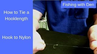 How to Tie a Hooklength - The Matchman Hooktyer