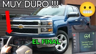 CHEVROLET SILVERADO EL VOLANTE ESTA MUY DURO U0131 el final