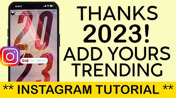 Thanks 2023 Add Yours Story Chain Template on Instagram | ViRAL & TRENDING ADD YOURS (2024)