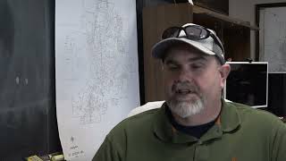 Road crews worked to clear roads in the area this morning