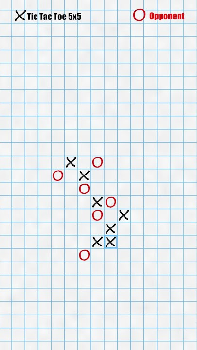 Tic Tac Toe 5x5 - Game 15 