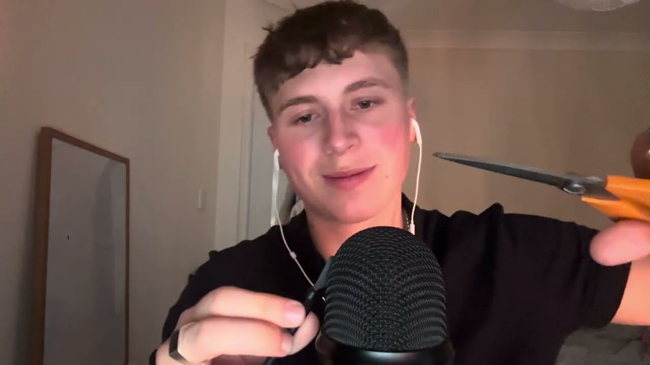 ASMR Haircut and Face Shave Roleplay