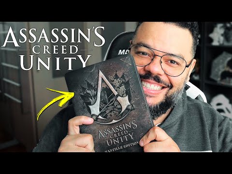 UNBOXING do meu ASSASSIN'S CREED UNITY Bastille Edition LINDÃO!!! 