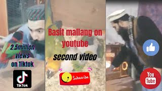 Basit Mallang Tiktoker Second Video With Parrots